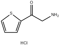 2-amino-1-(thiophen-2-yl)ethanone hydrochloride Struktur