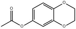 6-Hydroxy-1,4-benzodioxane 6-Acetate, 7159-14-0, 结构式