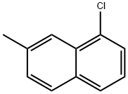 ナフタレン, 1-クロロ-7-メチル- 化学構造式