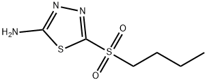 5-(butylsulfonyl)-1,3,4-thiadiazol-2-amine Struktur