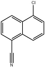 5-クロロナフタレン-1-カルボニトリル 化学構造式