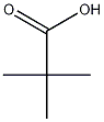 2,2-Dimethylpropanoic acid Struktur