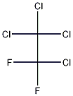 1,1,1,2-Tetrachlorodifluoroethane Struktur
