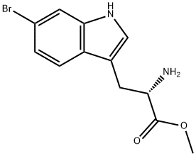 6-溴色氨酸甲酯, 774181-71-4, 结构式