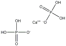 Calcium dihydrogen orthophosphate 结构式