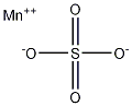 Manganese(II) sulfate Struktur