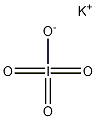 Potassium periodate Structure