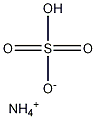 Ammonium hydrogen sulfate Struktur