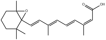 5,6-Epoxy-13-cis Retinoic Acid Structure