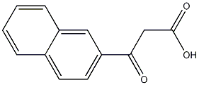 Beta-oxo-2-naphthalenepropanoic acid Structure