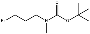 3-Bromo-N-methyl-N-boc-propylamine Structure