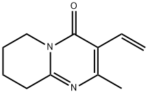 3-ビニル-6,7,8,9-テトラヒドロ-2-メチル-4H-ピリド[1,2-A]ピリミジン-4-オン 化学構造式