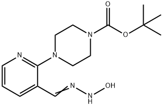 tert-Butyl4-(3-(N-hydroxycarbamimidoyl)pyridin-2-yl)piperazine-1-carboxylate Structure