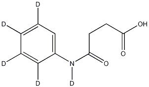 4-Anilino-d5-4-oxobutanoic Acid Structure
