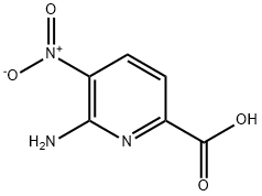 6-氨基-5-硝基吡啶甲酸 结构式