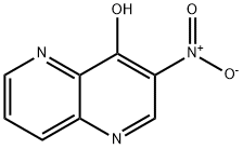 3-硝基-1,5-萘啶-4-醇 结构式
