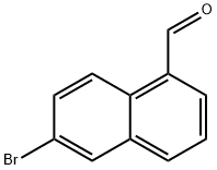 6-Bromonaphthalene-1-carboxaldehyde, Structure