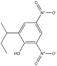 2-sec-Butyl-4,6-dinitrophenol Structure