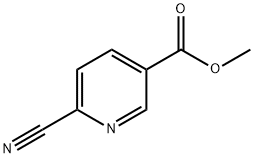 6-氰基吡啶-3-甲酸甲酯 结构式