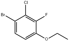 1-溴-2-氯-4-乙氧基-3-氟苯 结构式