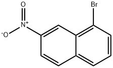 萘, 1-溴-7-硝基- 结构式