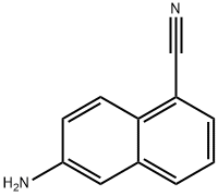 6-Aminonaphthalene-1-carbonitrile Struktur