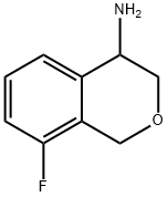 8-FLUOROISOCHROMAN-4-AMINE 结构式