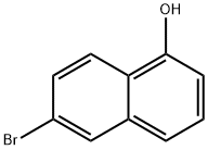 6-ブロモ-1-ヒドロキシナフタレン 化学構造式