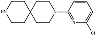 3-(3-氯吡啶-2-基)-3,9-二氮杂螺[5.5]十一烷 结构式