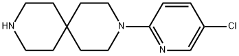 3-(5-氯吡啶-2-基)-3,9-二氮杂螺[5.5]十一烷 结构式
