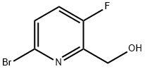 (6-BROMO-3-FLUOROPYRIDIN-2-YL)METHANOL 结构式