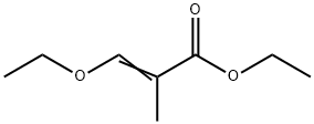 3-乙氧基-2-甲基-2-丙烯酸乙酯 结构式
