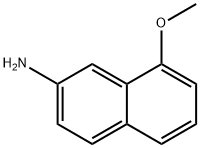 8-甲氧基-2-氨基萘, 92287-47-3, 结构式