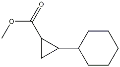 2-环己基环丙烷甲酸甲酯, 93257-18-2, 结构式