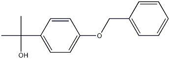 2-(4-(benzyloxy)phenyl)propan-2-ol Structure