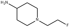 1-(2-fluoroethyl)-4-Piperidinamine Struktur