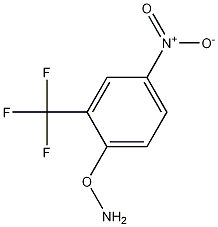 O-[4-硝基-2-(三氟甲基)苯基]羟胺 结构式