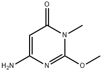 6-Amino-2-methoxy-3-methyl-4(3H)-pyrimidinone Struktur