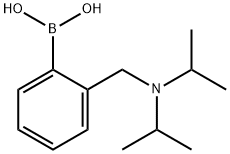 2-((DIISOPROPYLAMINO)METHYL)PHENYLBORONIC ACID, 95753-26-7, 结构式