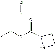 (S)-氮杂环丁烷-2-羧酸乙酯盐酸盐 结构式