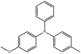 (4-Methoxyphenyl)phenyl-p-tolylamine Struktur