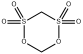 1,5,2,4-ジオキサジチアン2,2,4,4-テトラオキシド 化学構造式