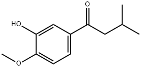 1-(3-羟基-4-甲氧基苯基)-3-甲基-1-丁酮 结构式