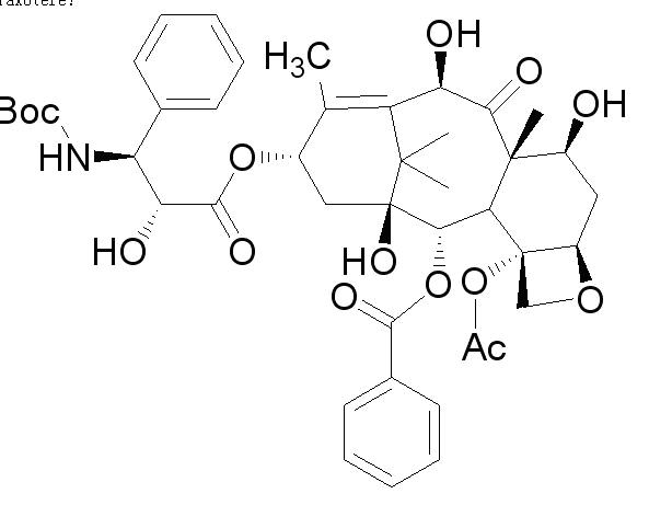 多烯紫杉醇 结构式