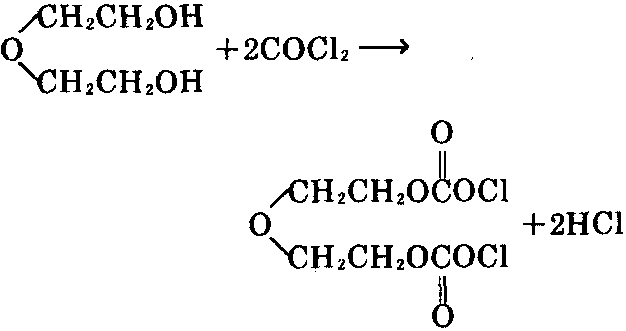 二甘醇 制备二甘醇双烯丙基碳酸酯 反应式一