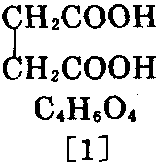 琥珀酸 结构式