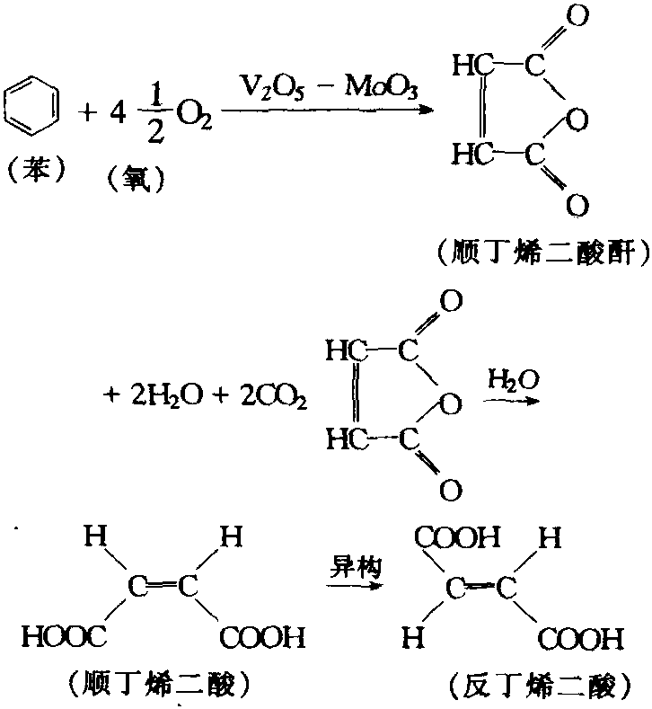 顺丁烯二酸酐 异构化生成反丁烯二酸