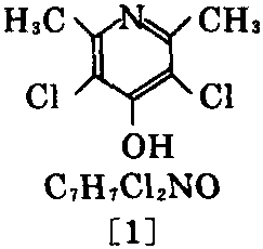 氯羟吡啶 结构式