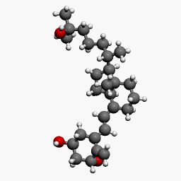 骨化三醇立体分子结构式