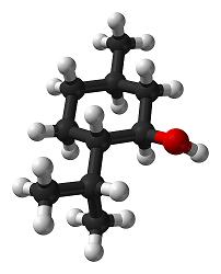 薄荷醇立体分子结构式